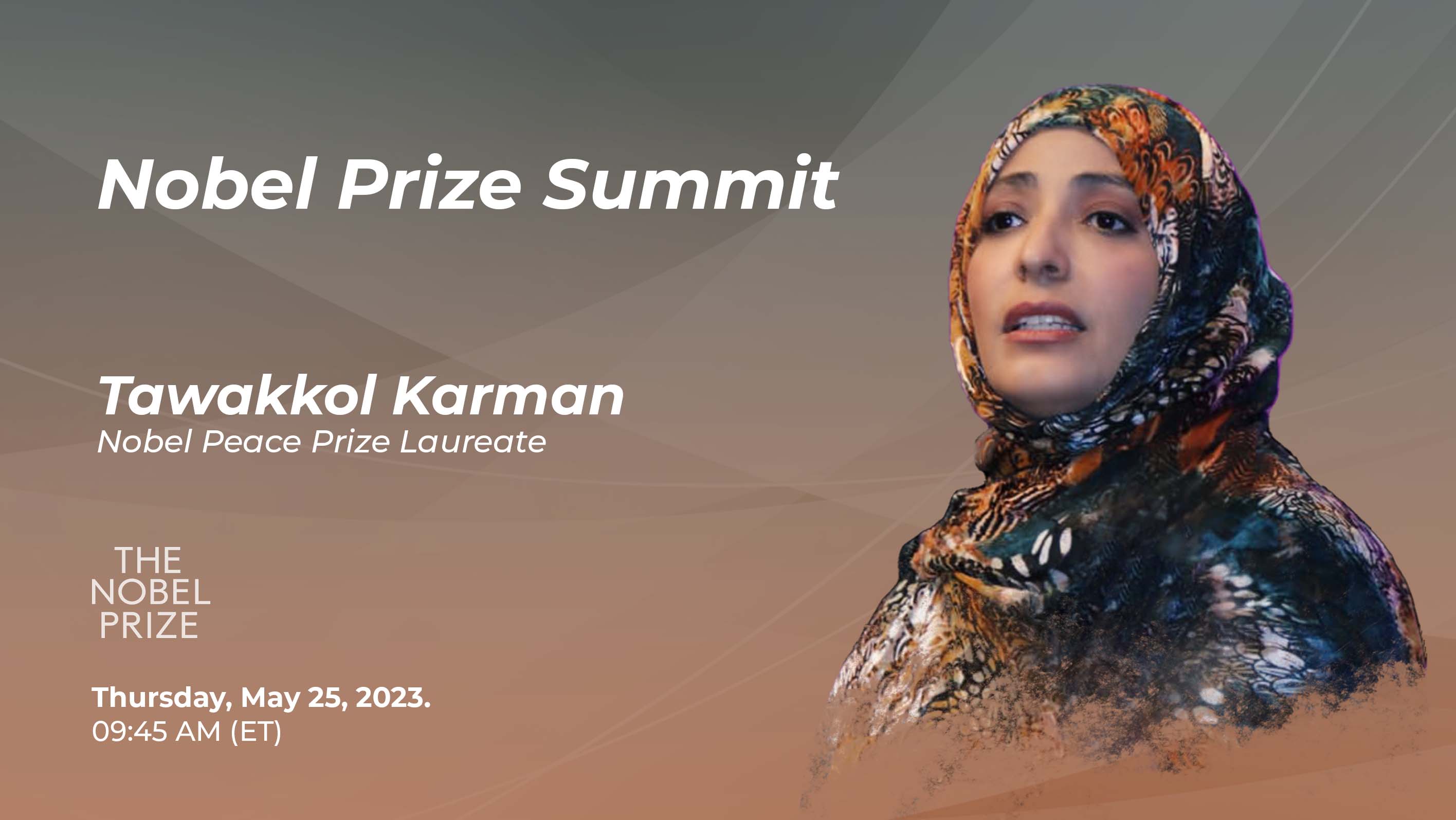 Mrs. Karman to contribute insights at Nobel Prize Summit